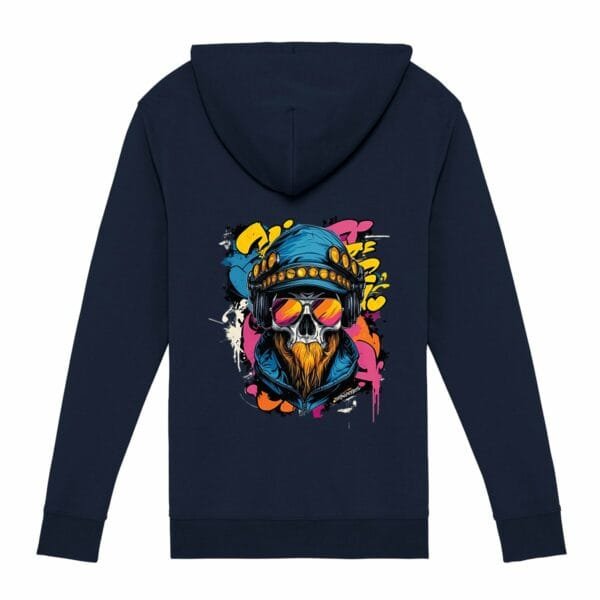 Sweat à capuche zippé unisexe