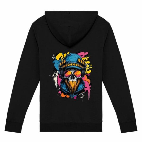 Sweat à capuche zippé unisexe