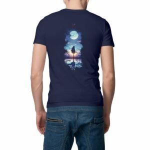 T-shirt unisexe imprimé au dos