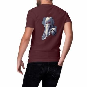 T-shirt unisexe imprimé au dos